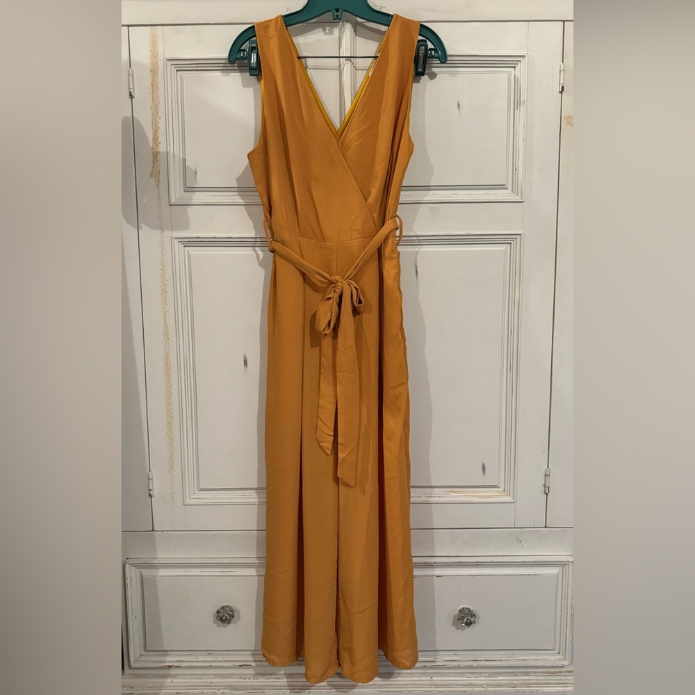 Sienna Sky Jumpsuit (Size M) (Yellow)